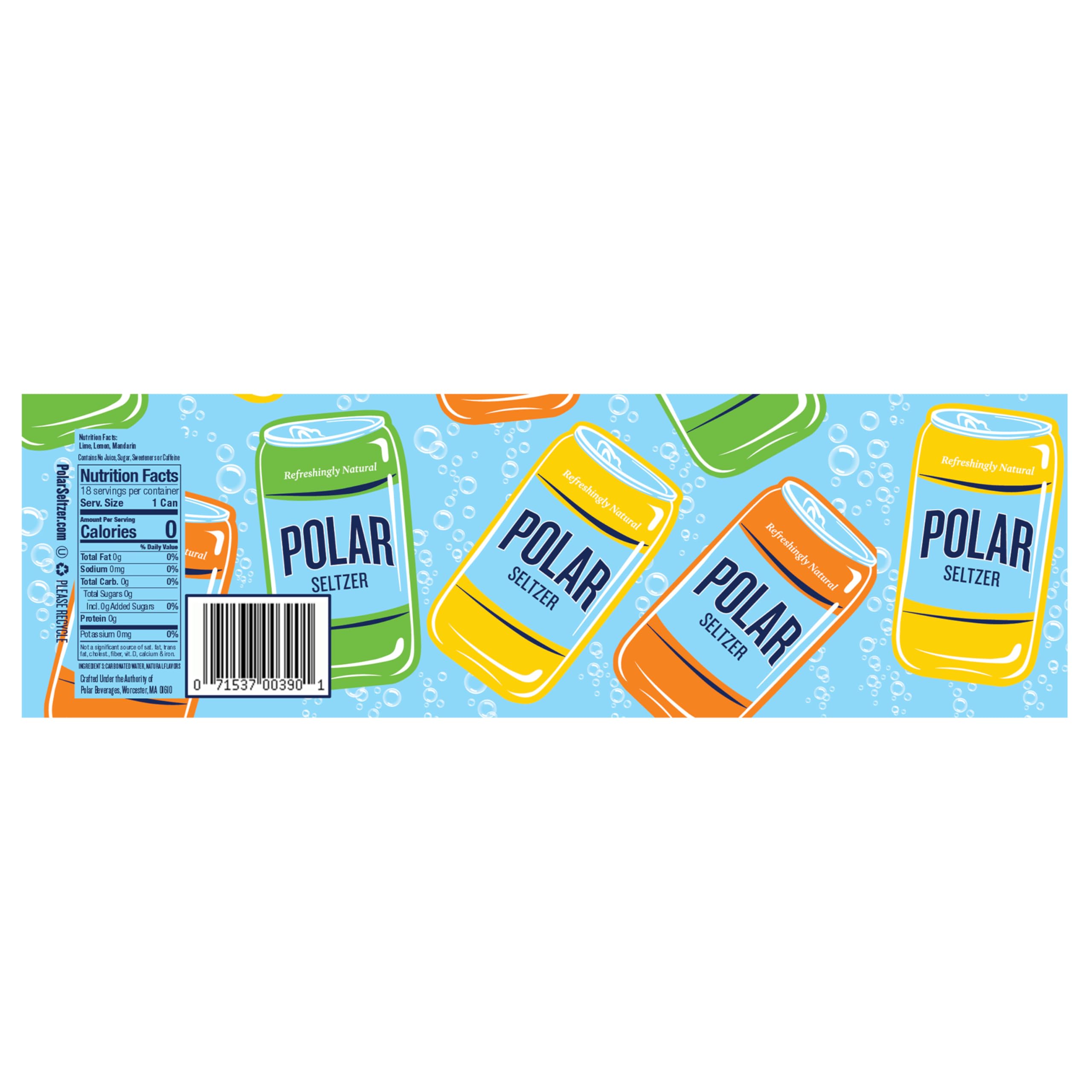 Polar Seltzer glass pour captures long-lasting fizz and crisp fruit aroma.