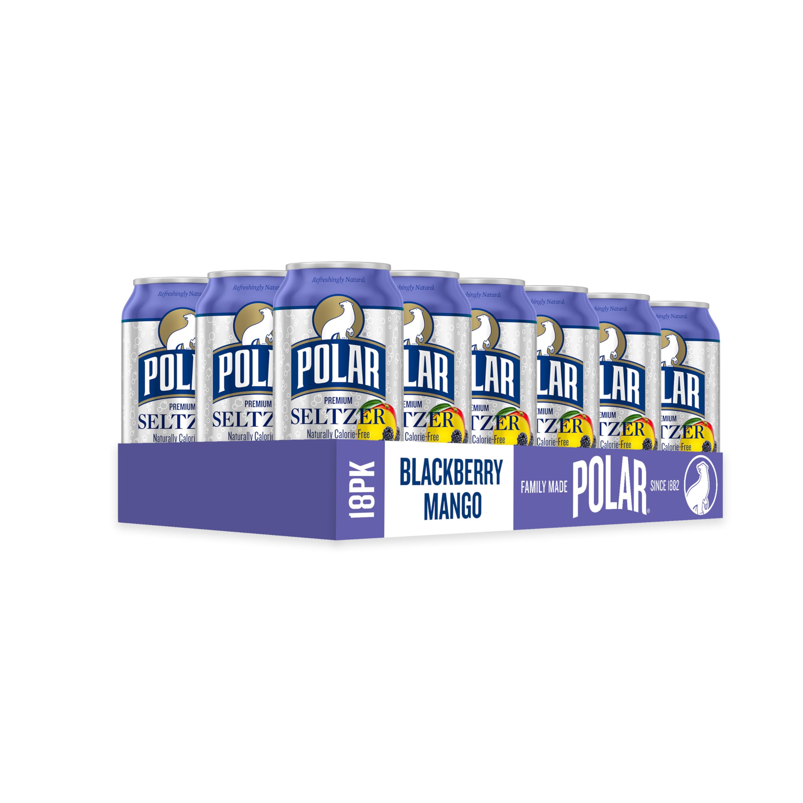 Polar Seltzer heritage 1882 conveys long-standing craft in every sip.