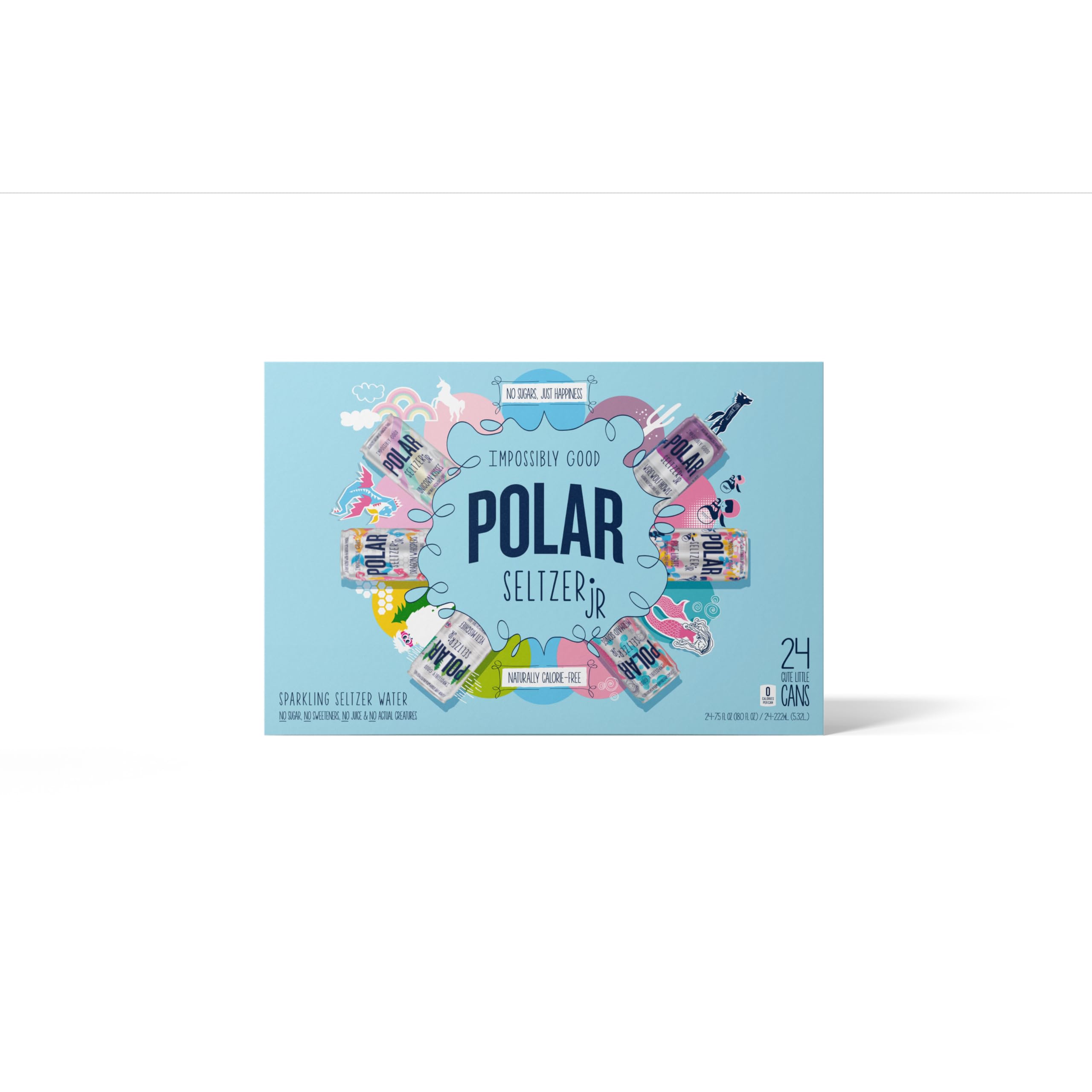 Polar Seltzer Jr Yeti Mischief can, lemon-lime sparkle with icy twist