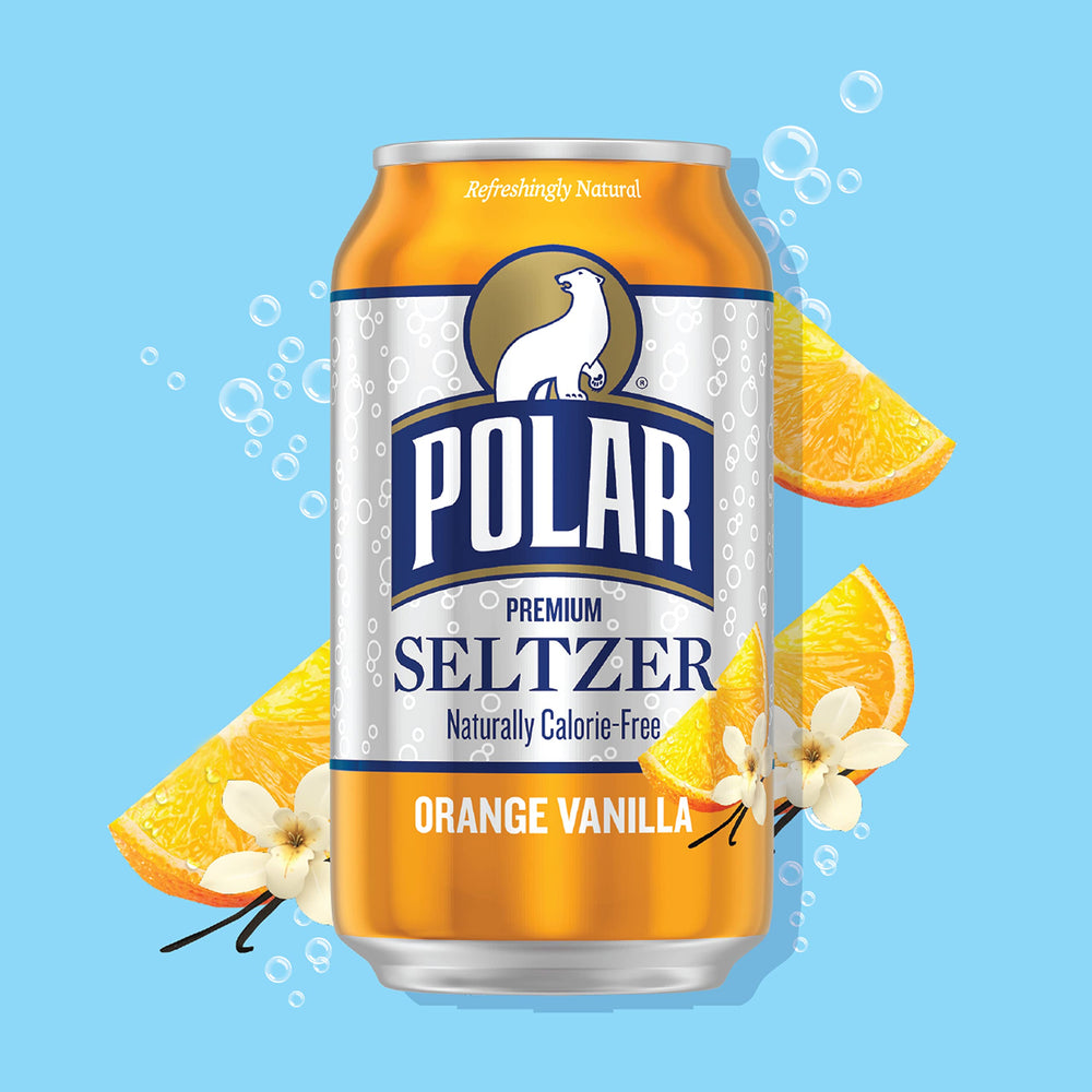 Polar Seltzer natural flavors are derived from citrus oils and fruit essences.