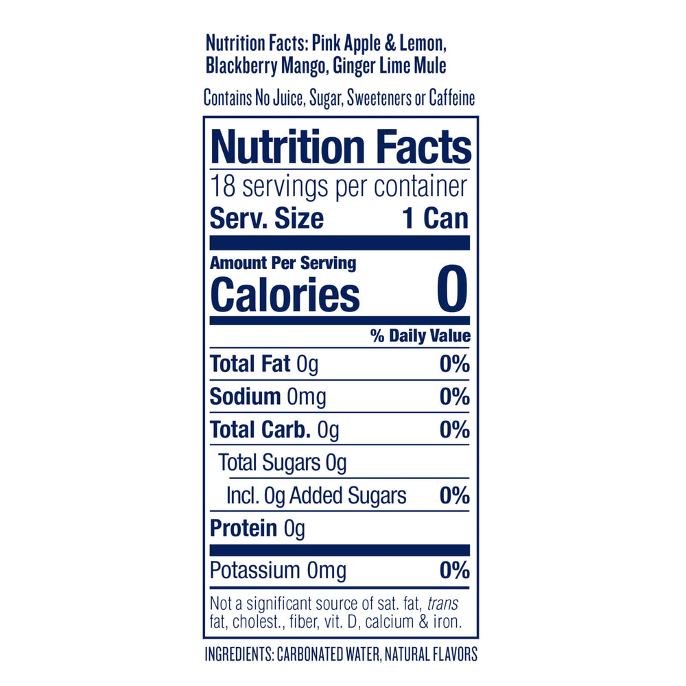 Polar Seltzer Pink Apple Lemon can highlights bright fruit flavor with zero sugar.