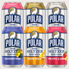Polar Seltzer strawberry watermelon cans blend sweet fruit notes for a cooling sip.