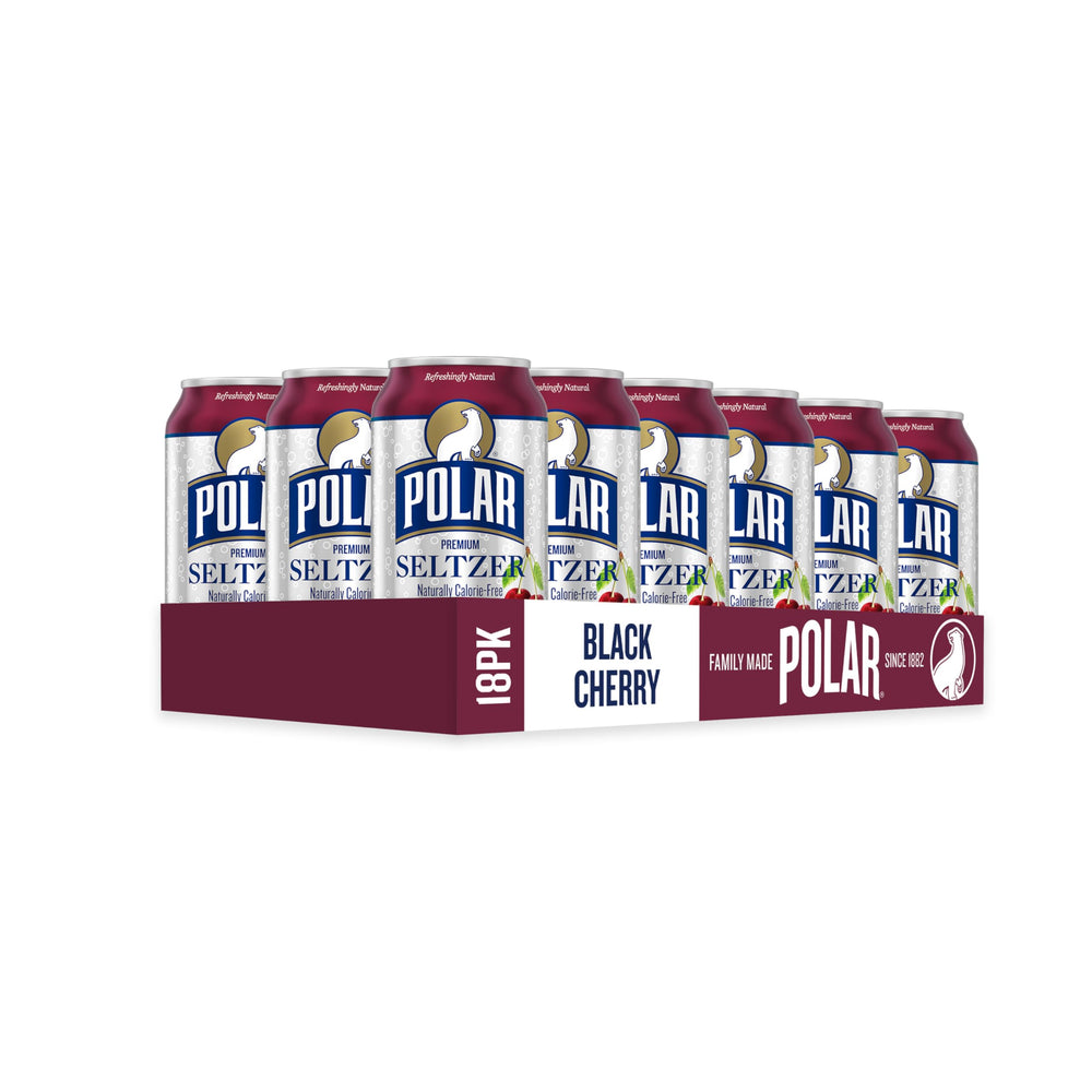 Polar Seltzer Black Cherry ingredients illustration.