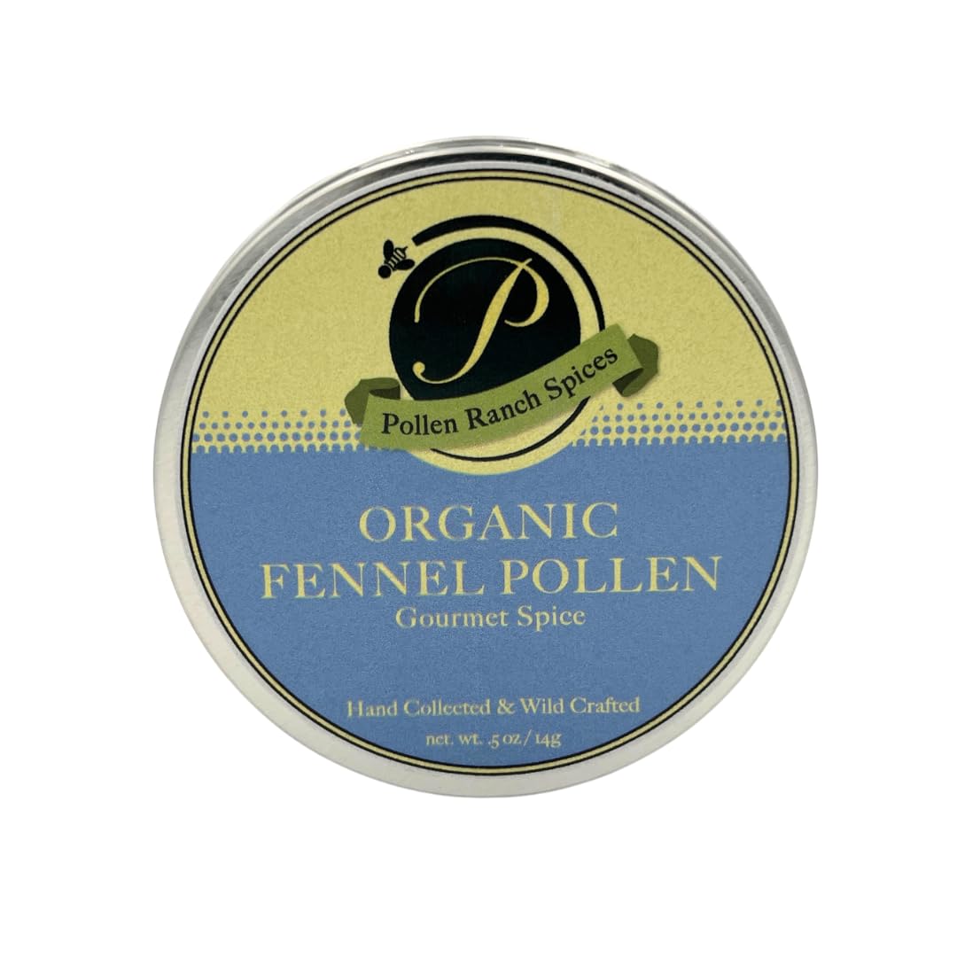 Pollen Ranch fennel pollen spice rub on meat for aromatic depth
