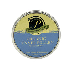 Pollen Ranch fennel pollen spice rub on meat for aromatic depth