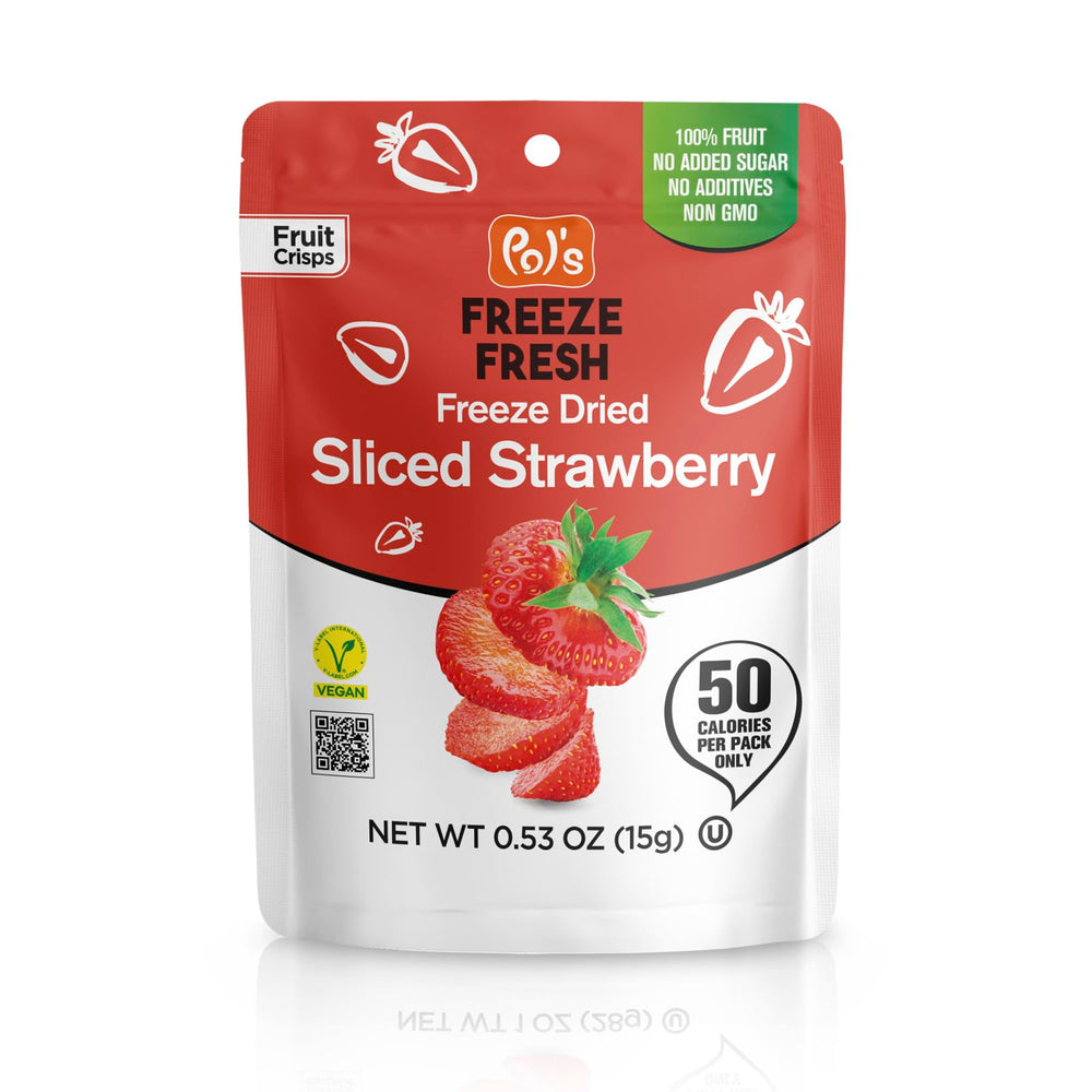 Use Pol’s Freeze Fresh on yogurt, cereal, or salads for crunch