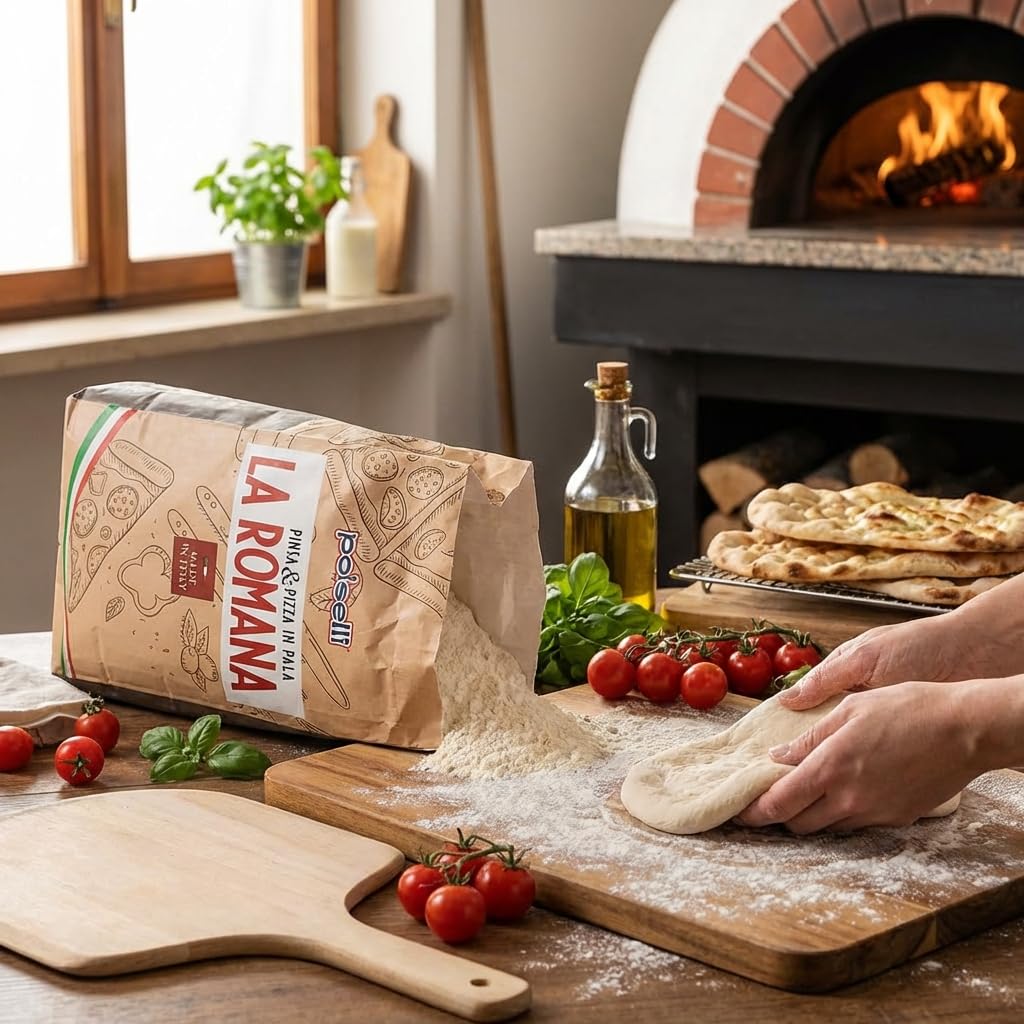 POLSELLI La Romana 0 flour 11 lb pack suited for home bakers and frequent baking.