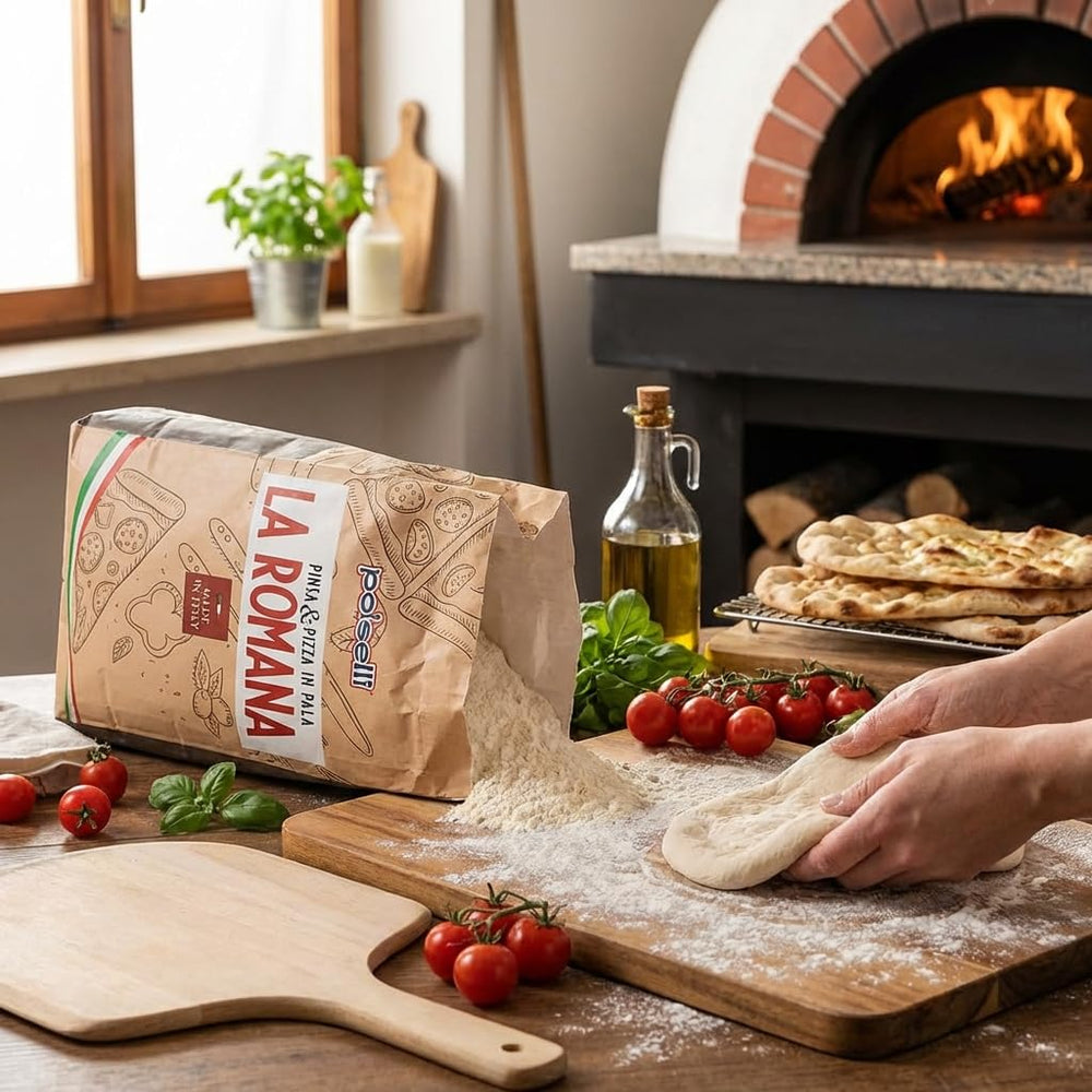 POLSELLI La Romana 0 flour 11 lb pack suited for home bakers and frequent baking.