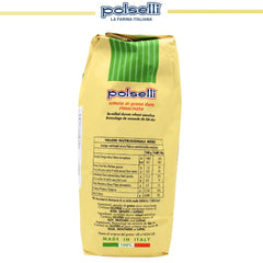 POLSELLI semolina flour pouring, silky texture for dough