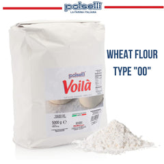 POLSELLI Voila soft wheat 00 flour ideal for authentic pizza dough