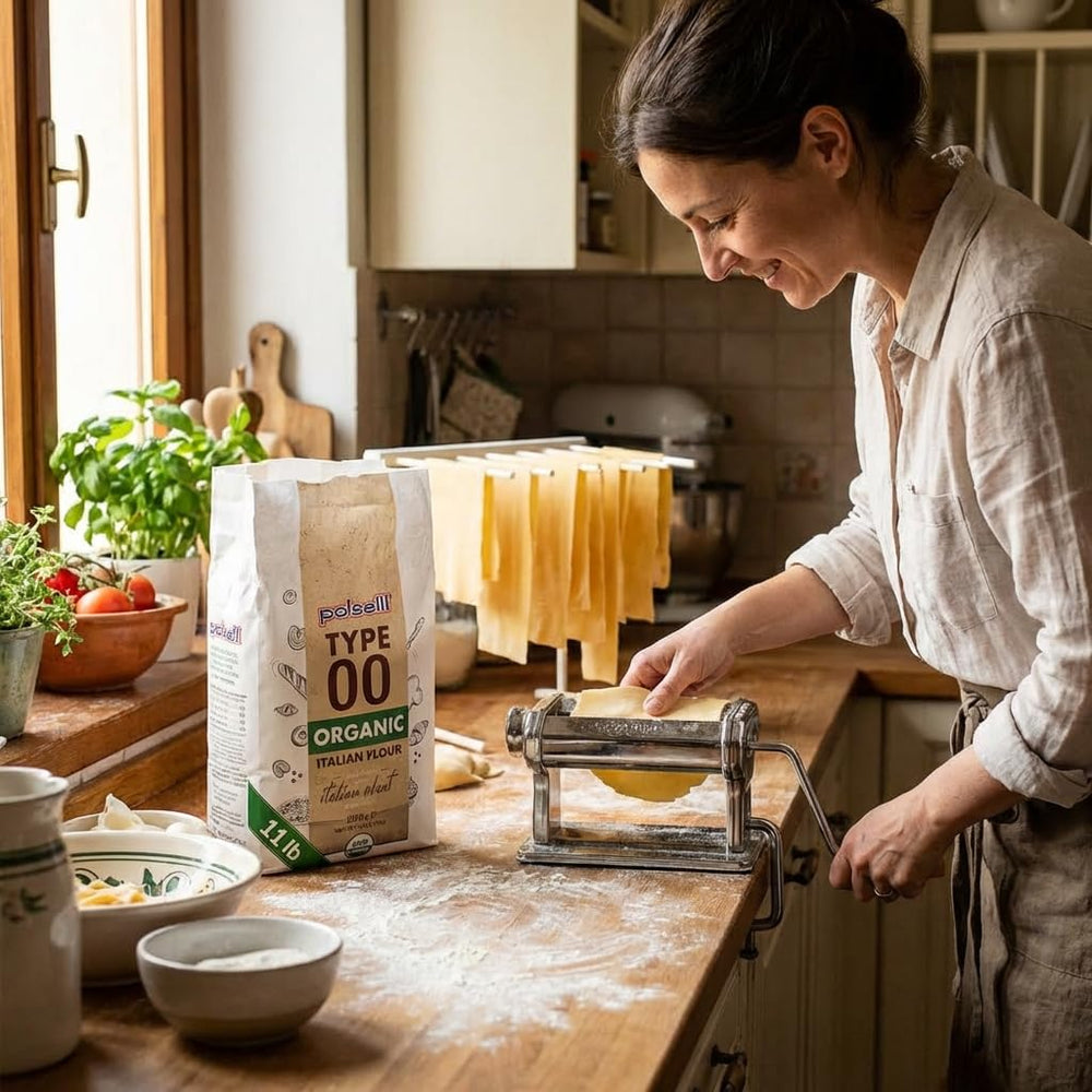 POLSELLI unbleached organic flour 00 without additives