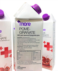 Pomegranaze bottle close-up emphasizing rich antioxidants profile