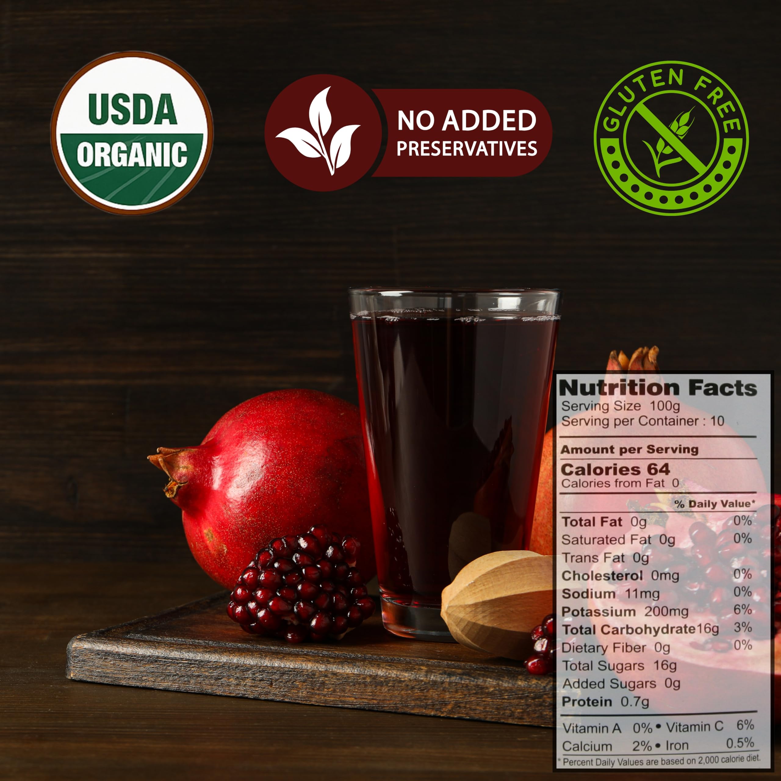 Pomegranaze ready-to-drink juice ideal for lunch breaks and travel snacking.