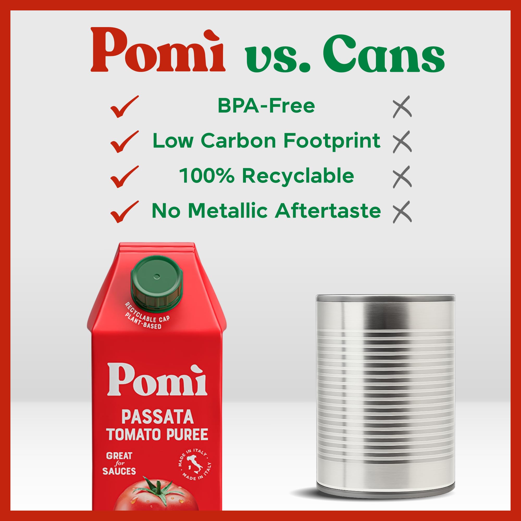 Pomì Passata ideal as a base for pasta sauces.