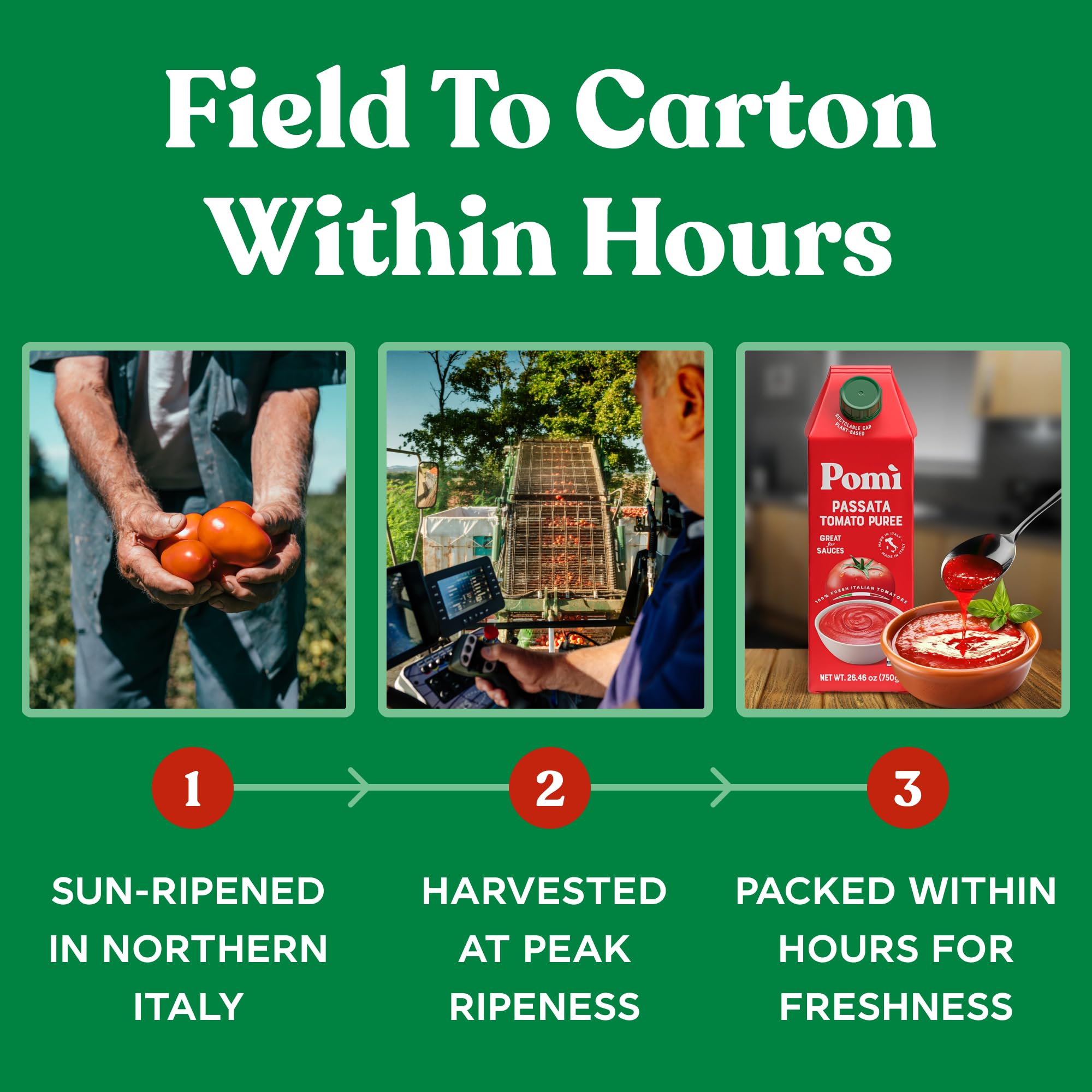 Pomì Passata ready-to-use kitchen ingredient simplifies weeknight meals.