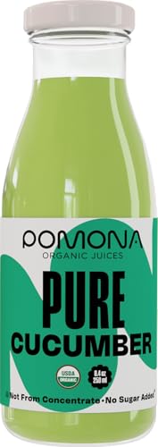 Close-up of Pomona label showing non-GMO, gluten-free, no sugar added benefits.