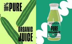 Glass bottle packaging from Pomona communicates premium quality and eco-friendly storage.