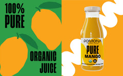Pomona Mango Juice—gluten-free and kosher certified with no added sugar.