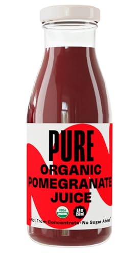 Pomona cold pressed juice glass bottle highlights natural flavor and no concentrate