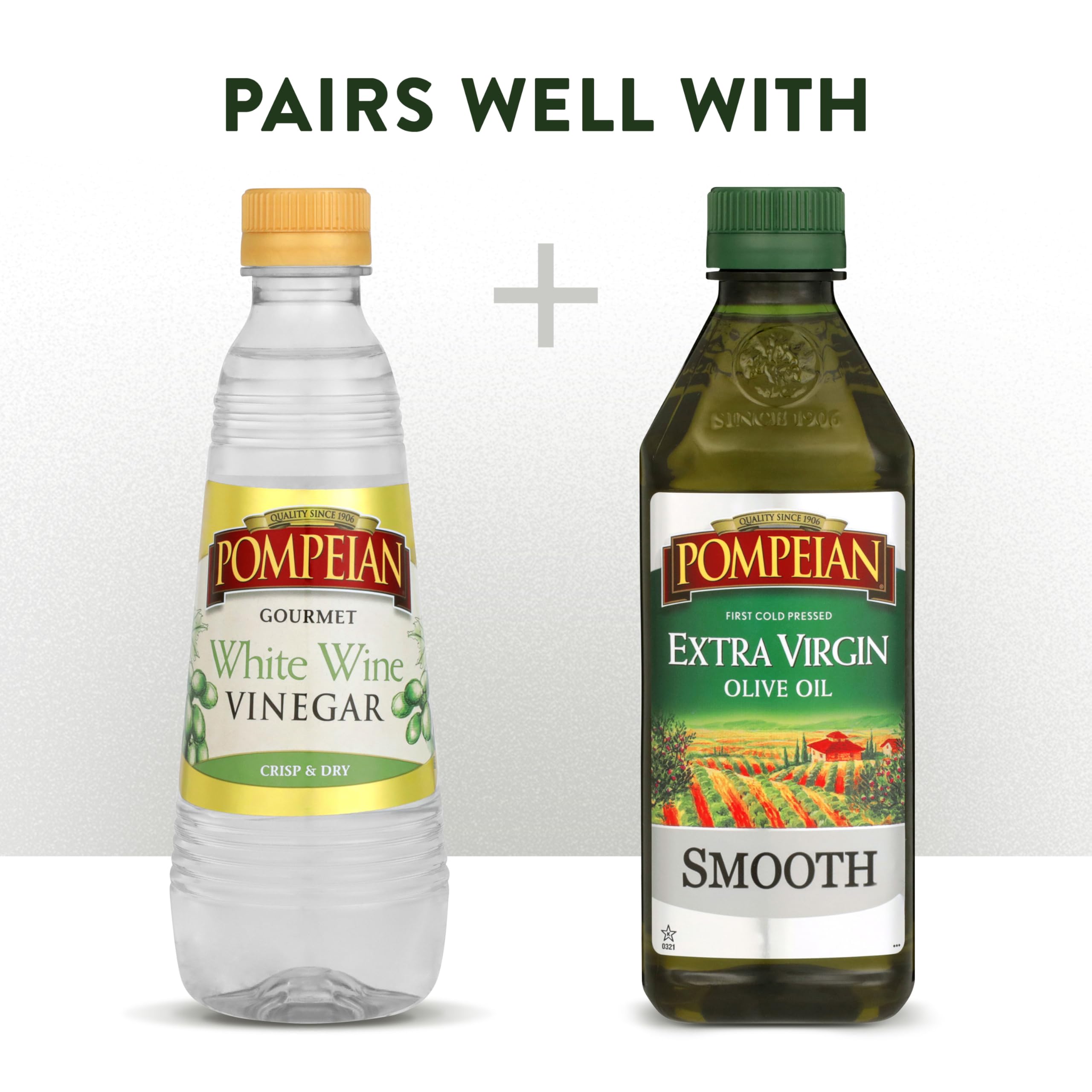 Pompeian White Wine Vinegar is gluten-free and non-allergenic for sensitive kitchens.