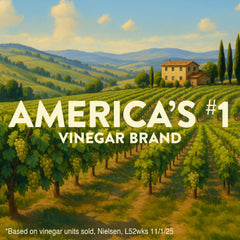 Pompeian White Wine Vinegar serves as a versatile base for flavorful sauces.