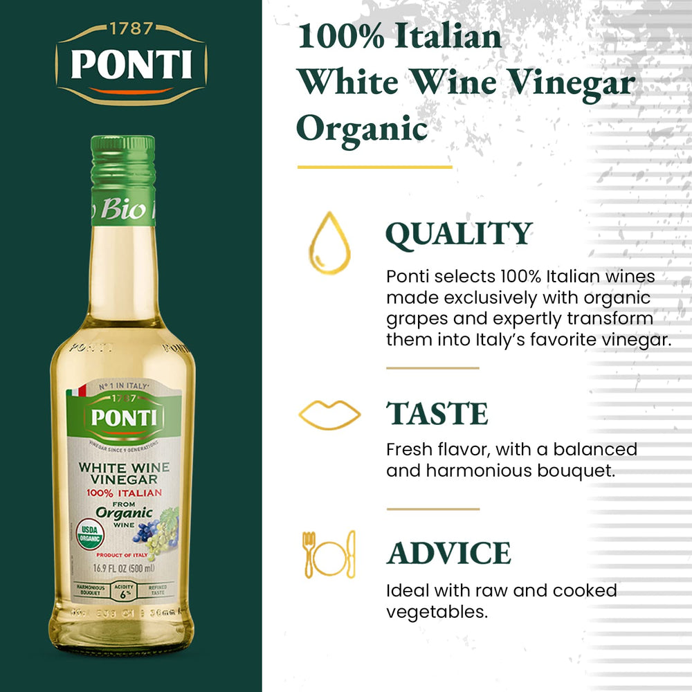 Ponti bottle for marinating meat and seafood with bright flavor.