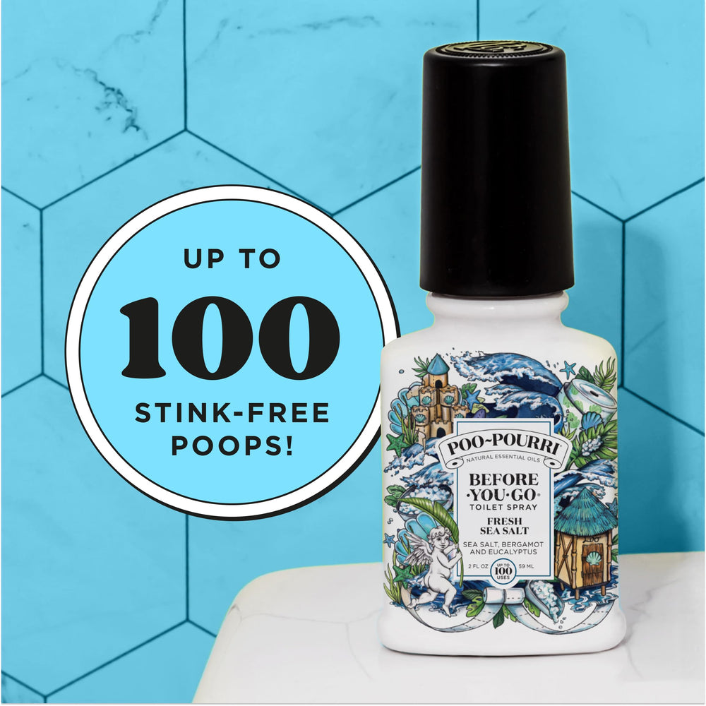 Poo-Pourri Refillable 2oz bottle offers an eco-friendly refill option.