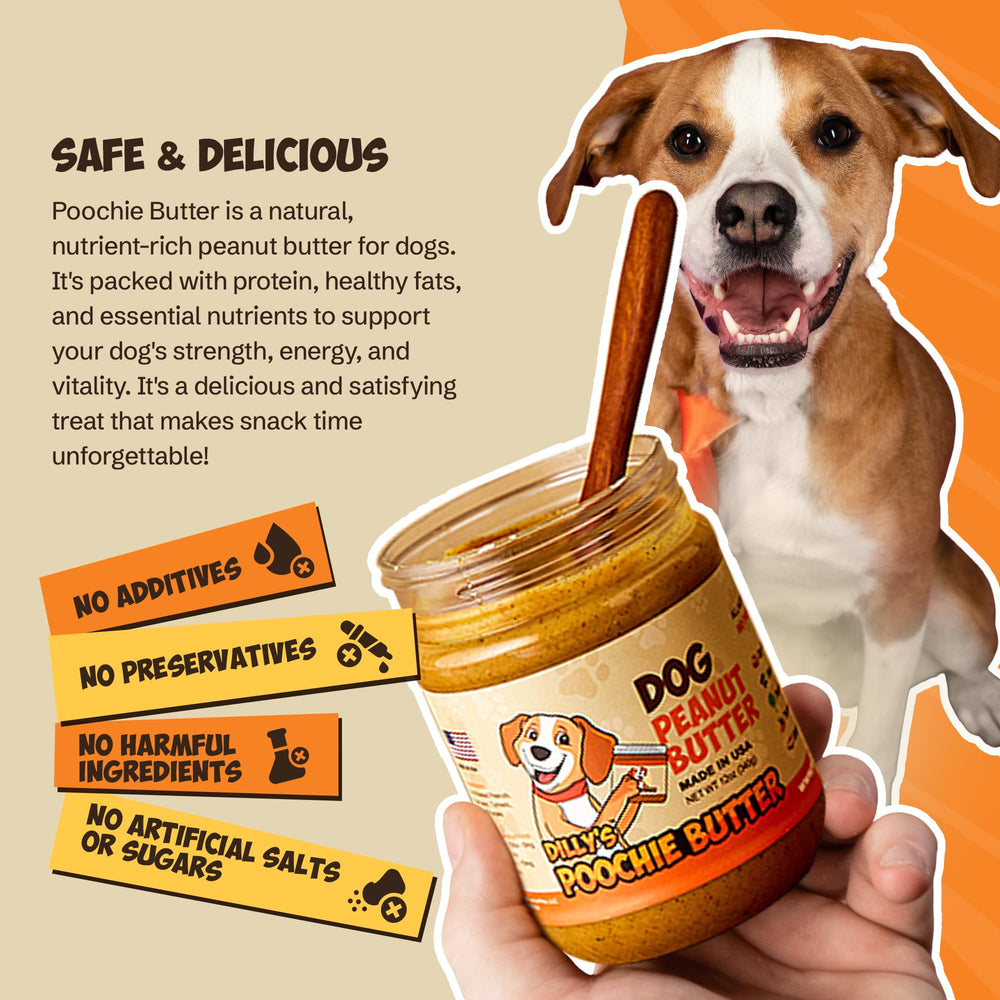 Poochie Butter training rewards encourage focus and motivation.