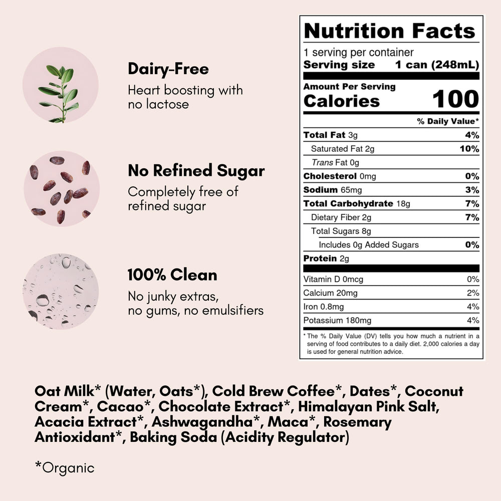 Pop & Bottle adaptogens ashwagandha maca drink for balance