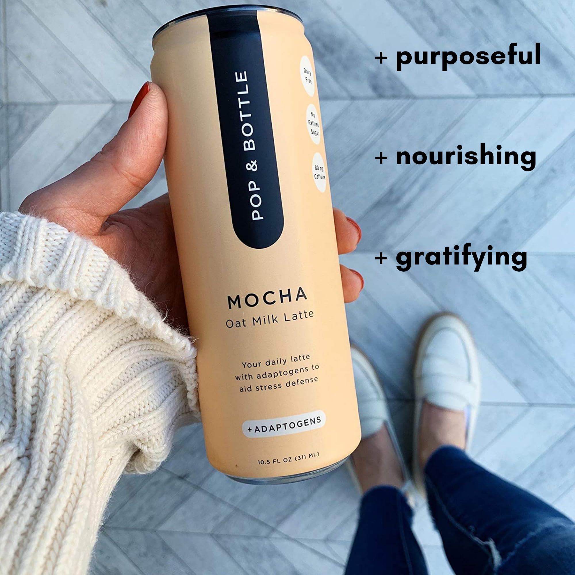 Pop & Bottle ready-to-drink cold brew latte