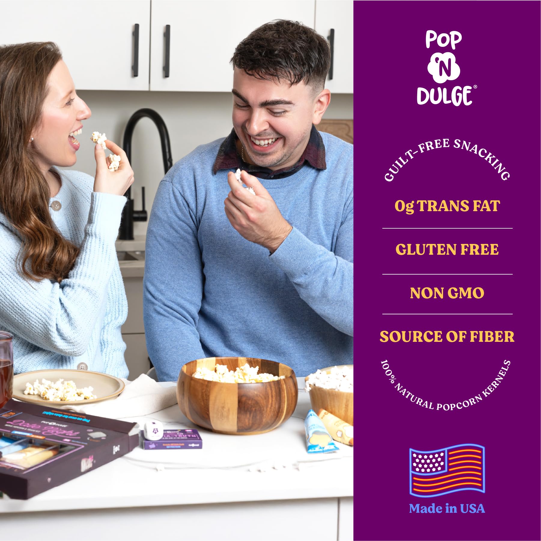 Pop n' Dulge couples gift ideas for her and him.