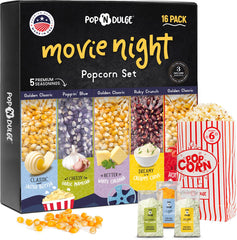 Pop n' Dulge Ruby Crunch kernels for vibrant popcorn at home theater nights
