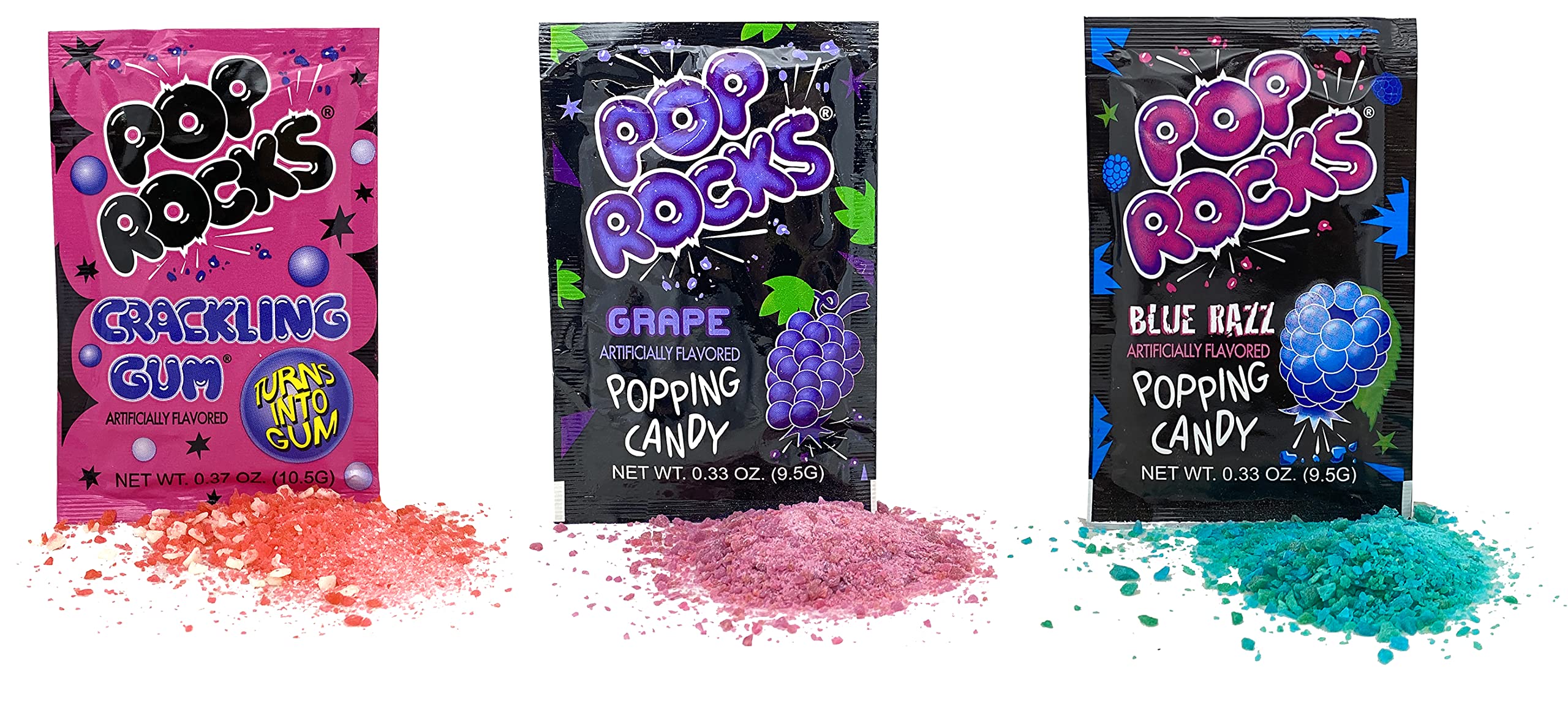 Pop Rocks assorted flavors in bulk bag – convenient party supply and classroom snack.