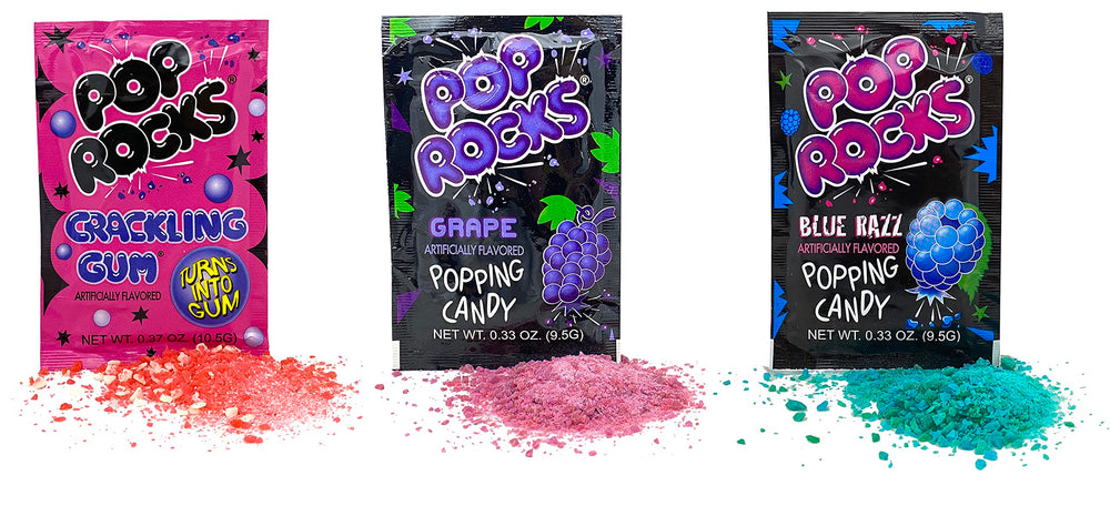 Pop Rocks assorted flavors in bulk bag – convenient party supply and classroom snack.