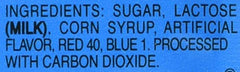 Pop Rocks Cotton Candy bag detail emphasizing bite-sized candies ideal for sharing.