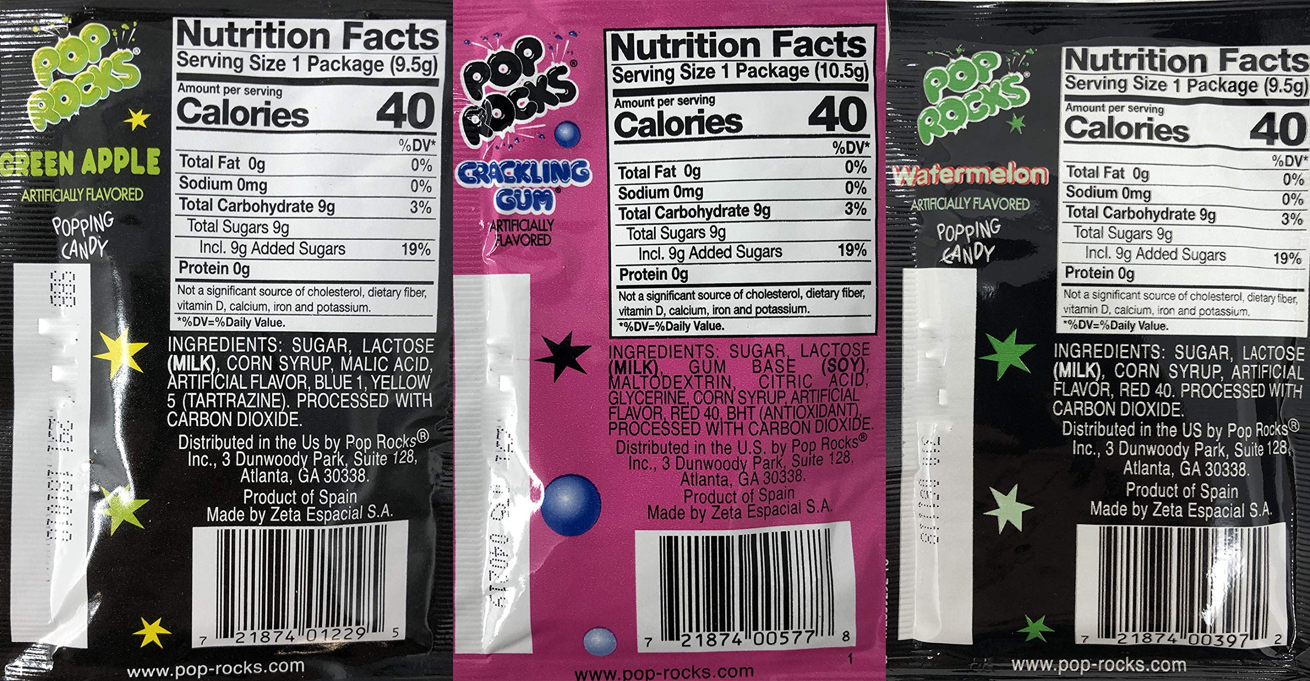 Pop Rocks nine-flavor assortment ideal for celebrations and gifting.