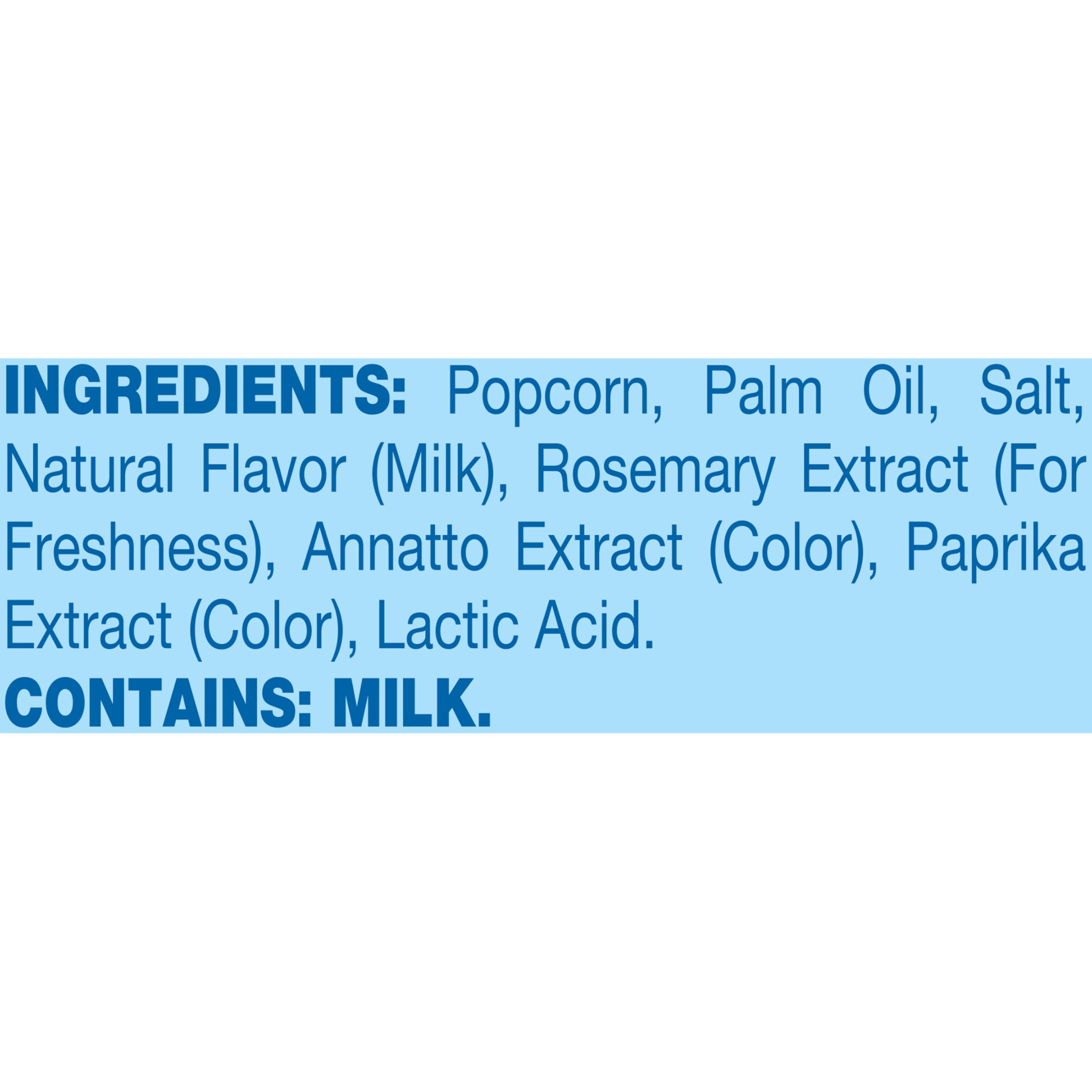 Closeup of Pop Secret popcorn showing rich buttery crunch