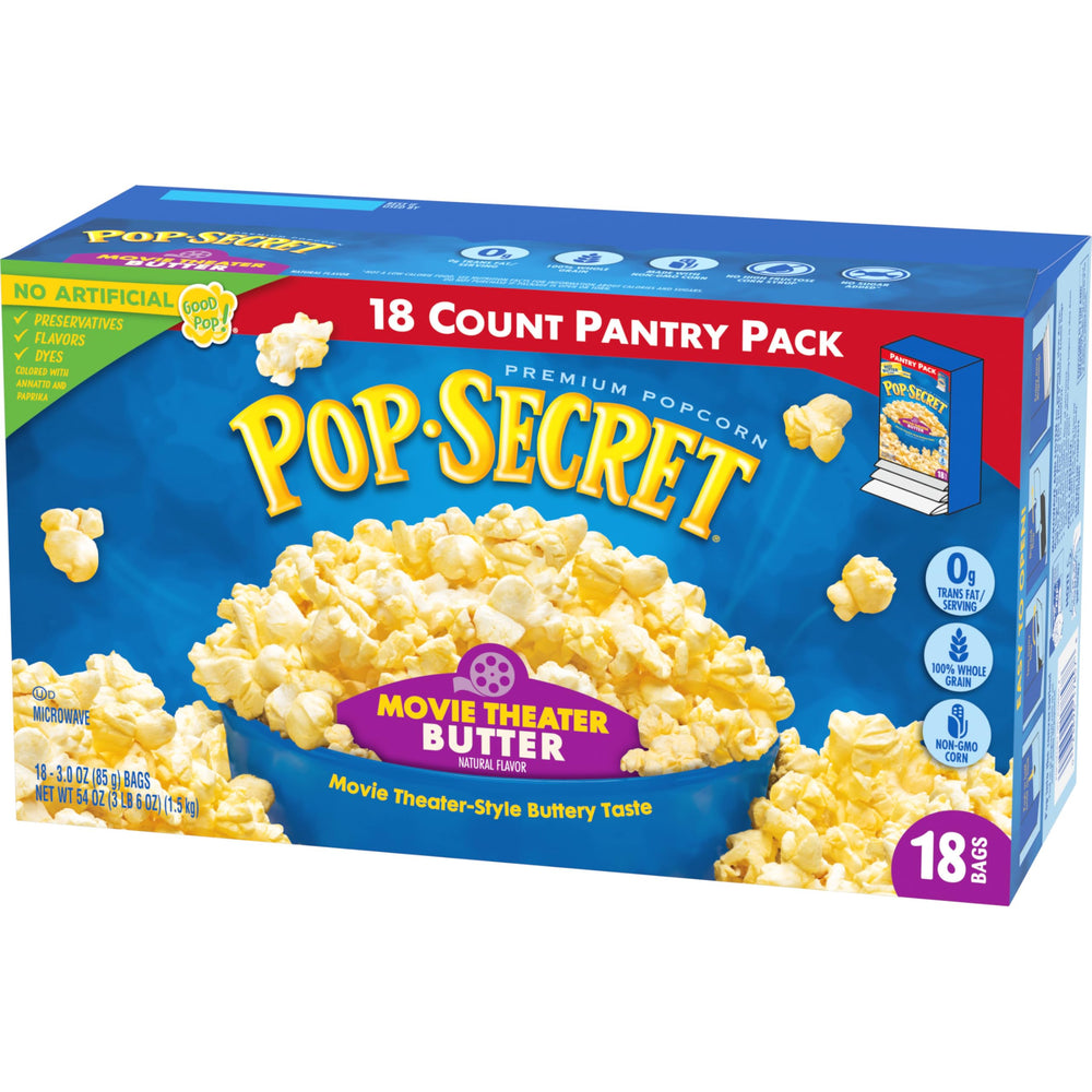 Since 1985 Pop Secret remains a go-to for warm popcorn.