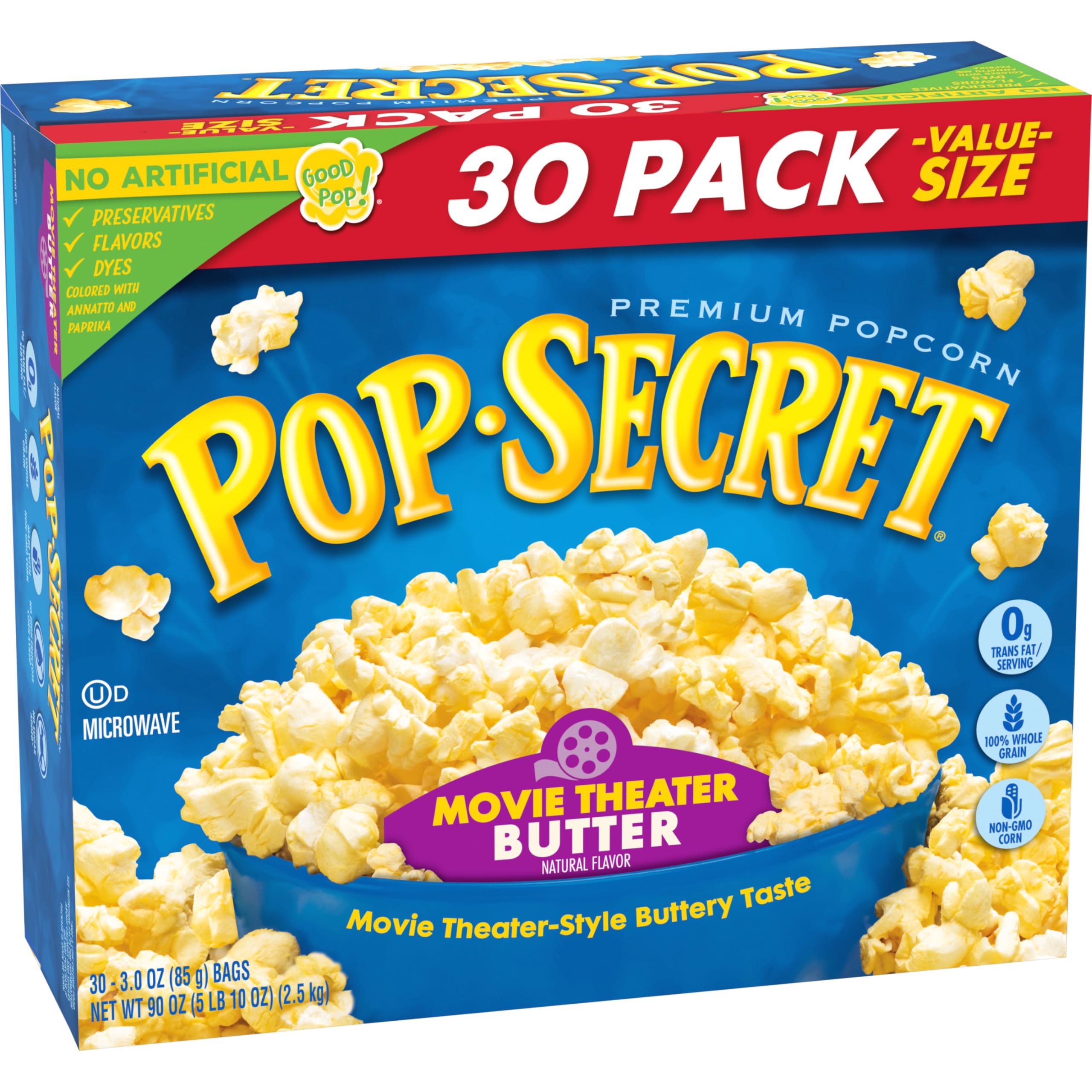 Pop Secret shared bags ideal for a family game night moment.