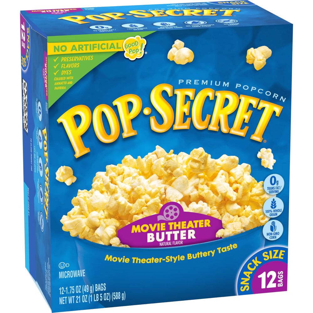 Quick prep snack with Pop Secret popcorn during busy evenings