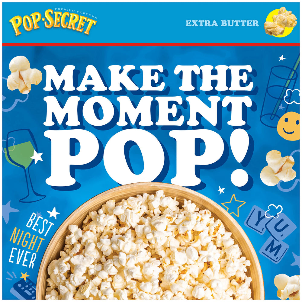 Pop Secret buttery aroma elevates any movie or game night.