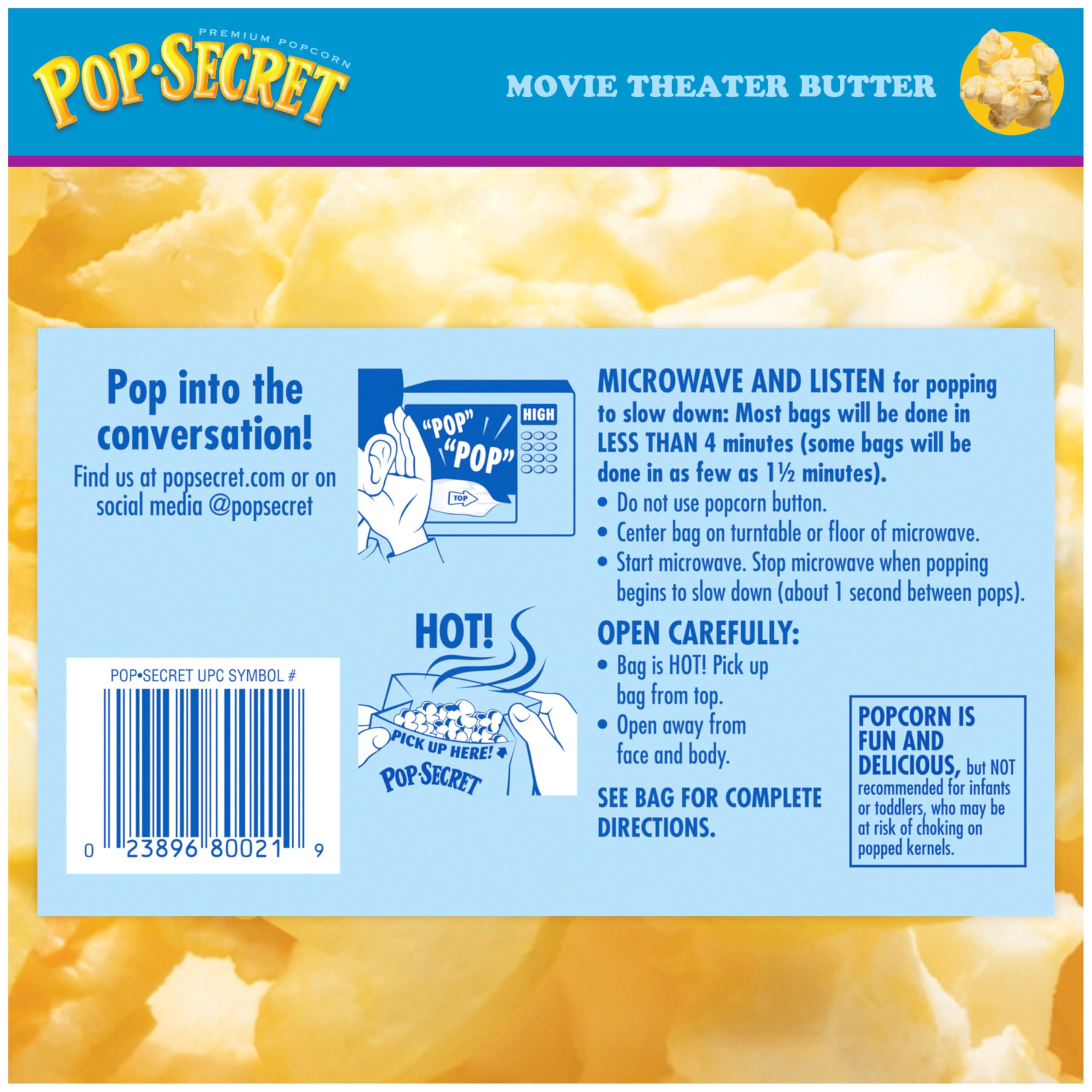 Movie night setup with Pop Secret for a fast, tasty snack