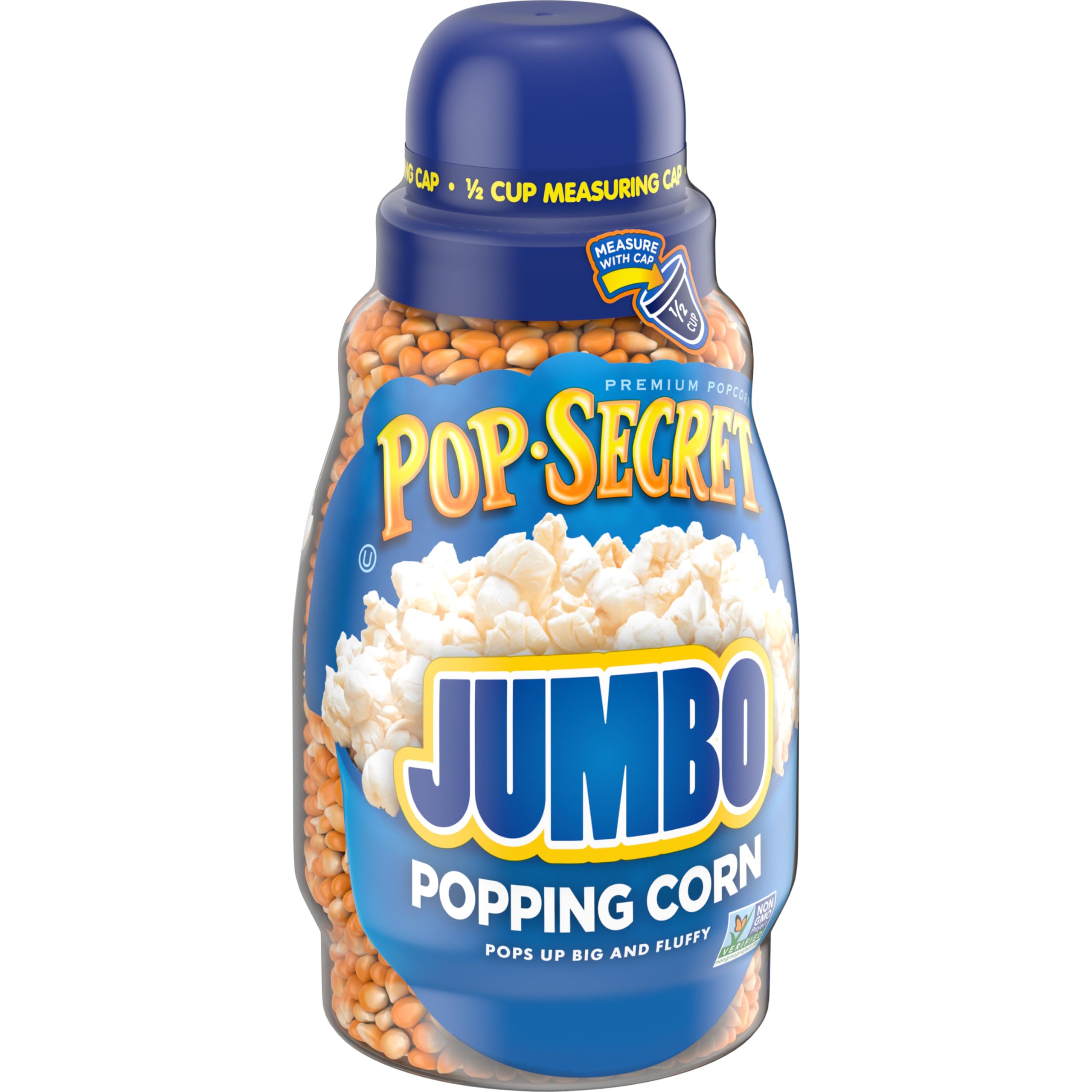 Pop Secret non-GMO kernels for a simple, trusted snack.