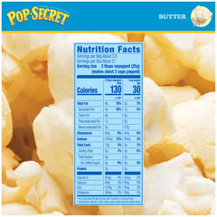 Pop Secret Non-GMO kernels close-up, a wholesome snack option.