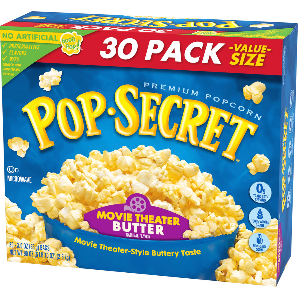 Pop Secret ready-in-minutes popcorn makes warm snacking effortless.