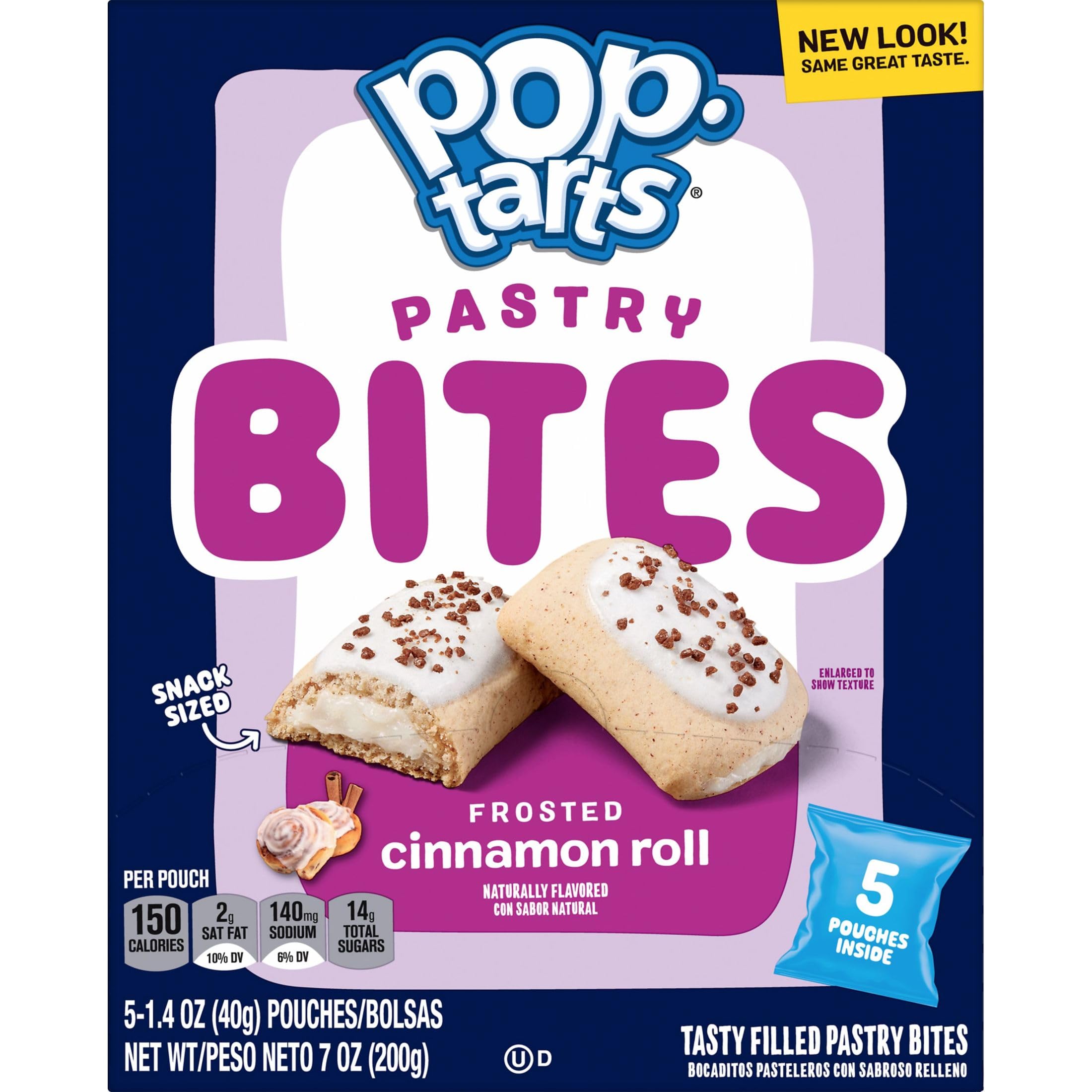 Pop-Tarts Bites Frosted Cinnamon Roll kid-friendly after-school snack.