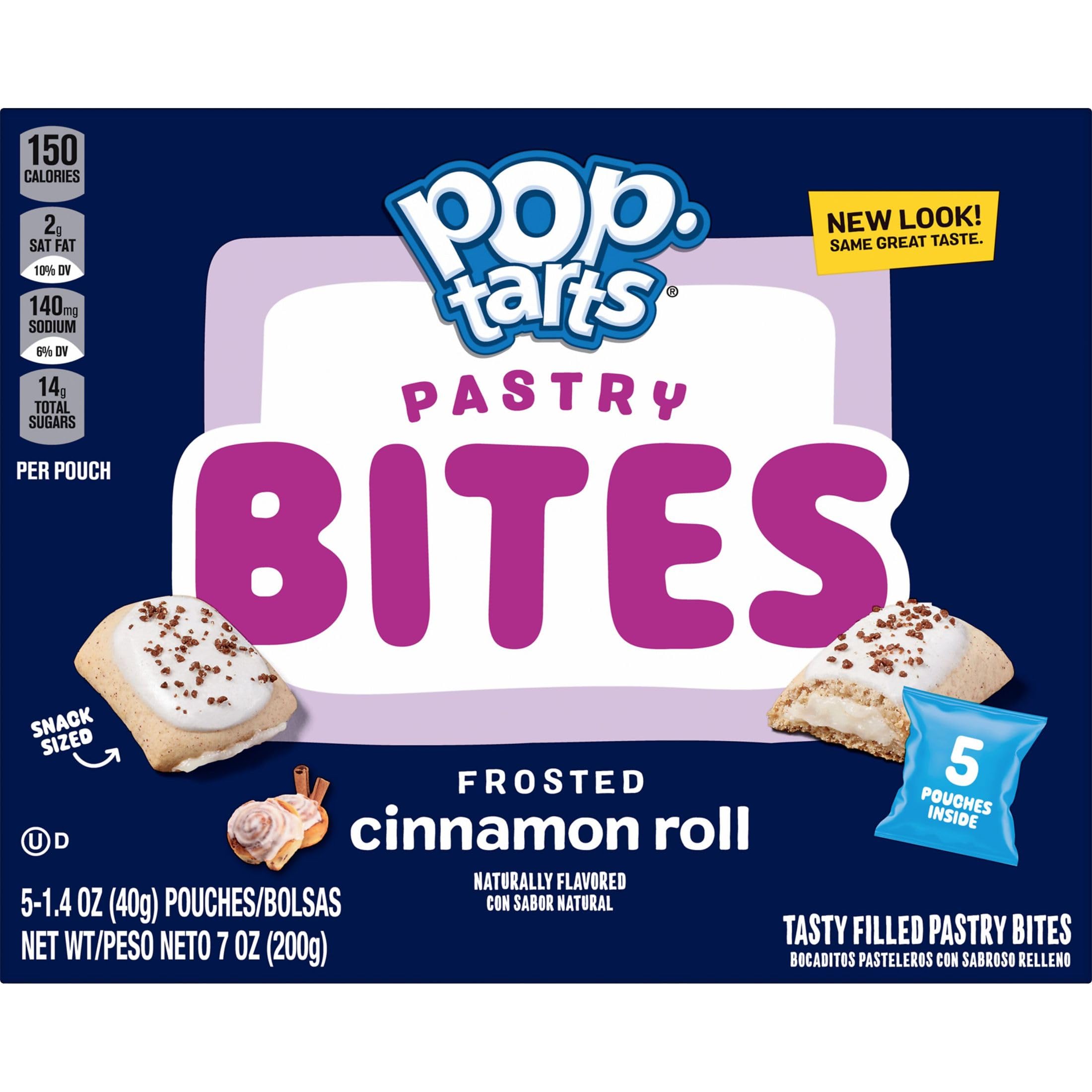 Pop-Tarts Bites Frosted Cinnamon Roll warm aroma fills kitchen.