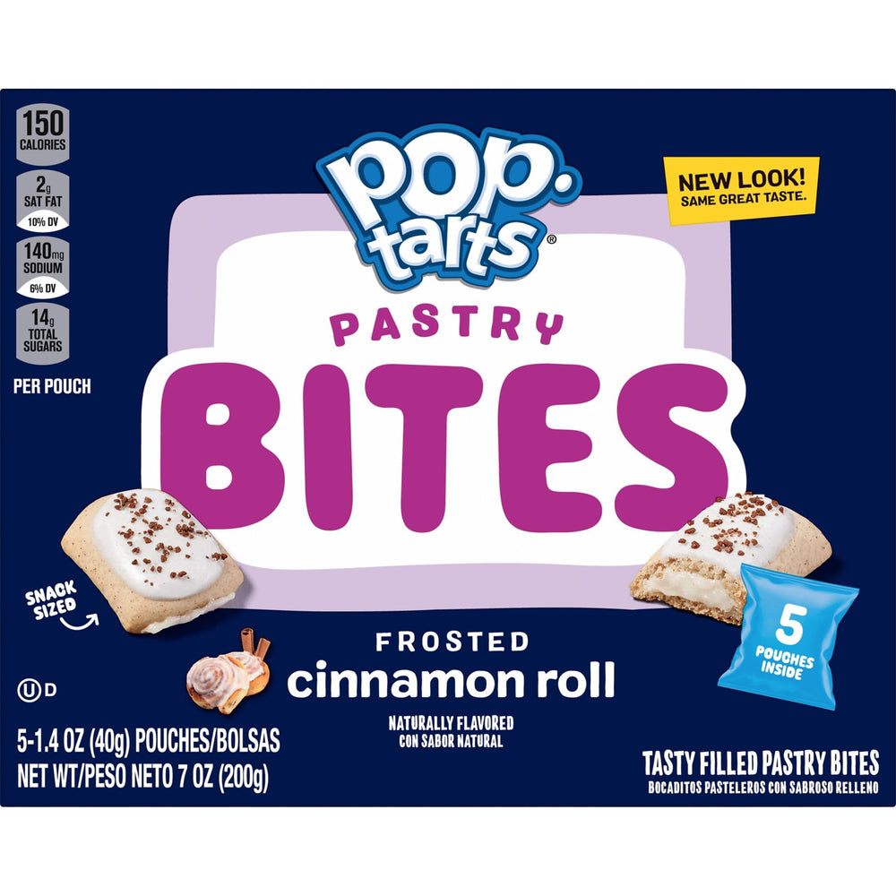 Pop-Tarts Bites Frosted Cinnamon Roll warm aroma fills kitchen.