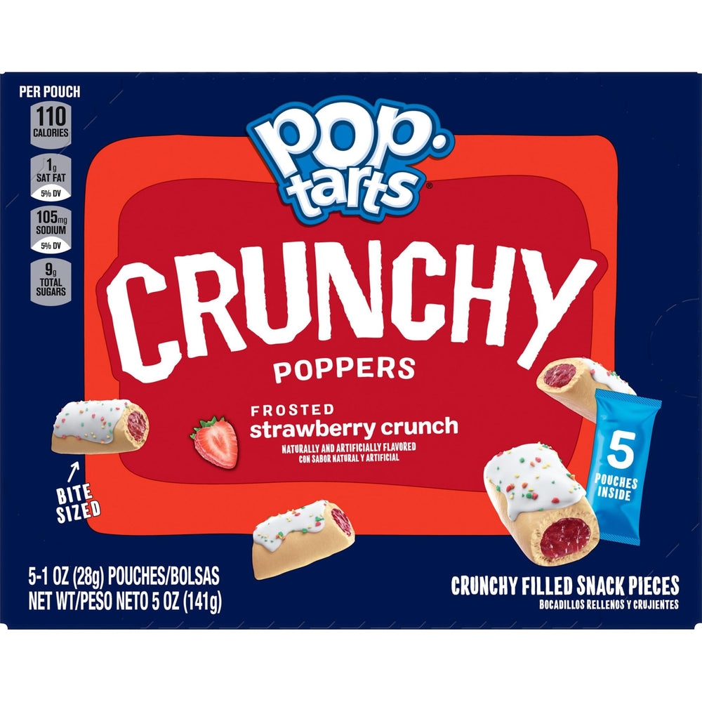 Pop-Tarts Crunchy Poppers kids snack appealing to young tasters.