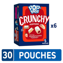 Pop-Tarts Crunchy Poppers strawberry filling appears gooey and flavorful.